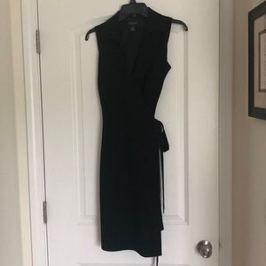 Ann Taylor Sleeveless Wrap Dress